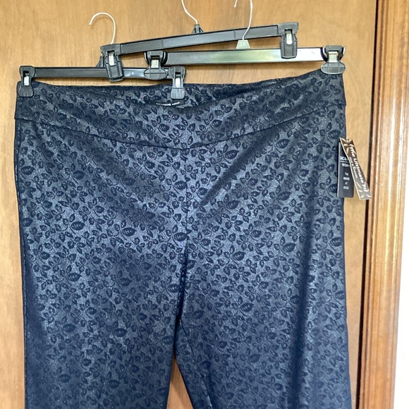 Zac & Rachel pant navy rose sparkle the ultimate fit pant 24W - Picture 10 of 16